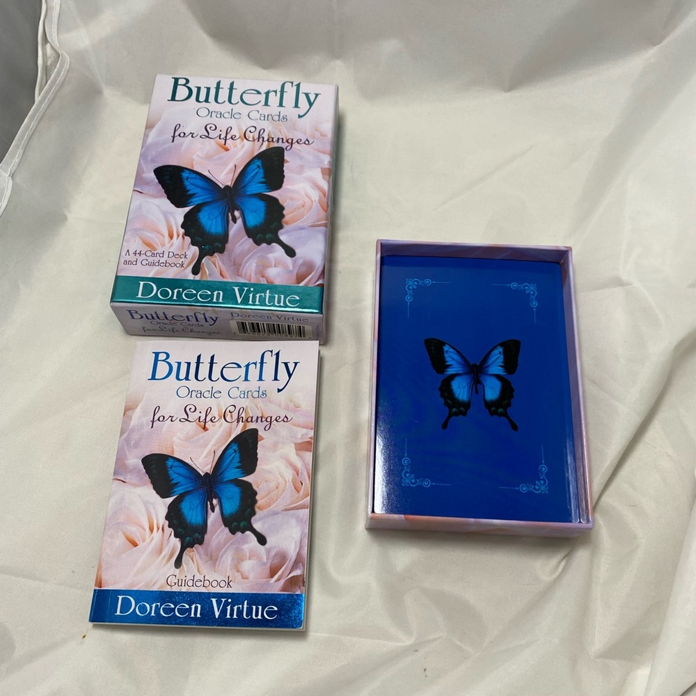 Butterfly Oracle Cards For Life Changes 44 Card Deck Guidebook Doreen Virtue